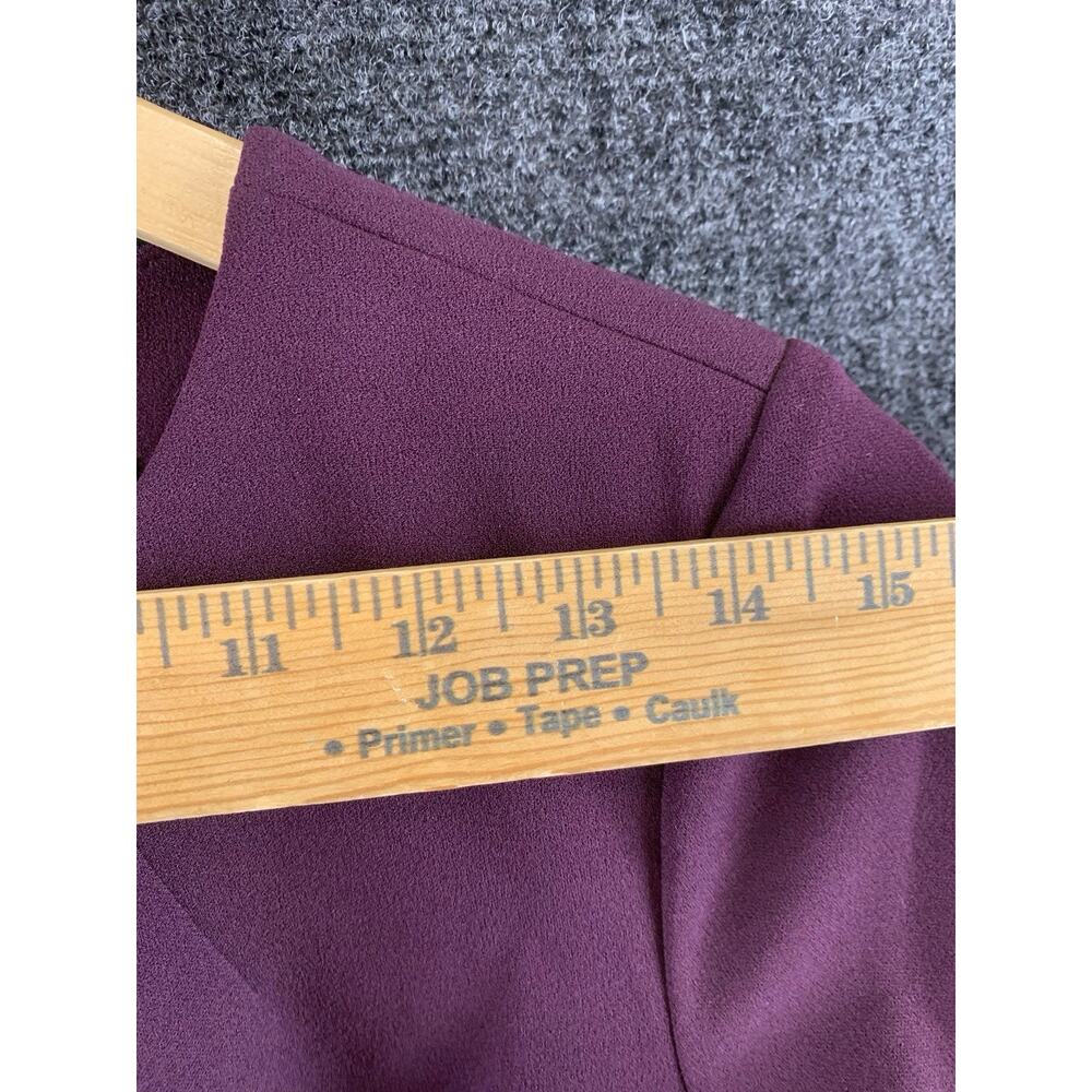 Tommy Hilfiger Plum Shift Dress Women Sz 6 NWOT Burgundy Mod Workwear Office $99 - Picture 4 of 13